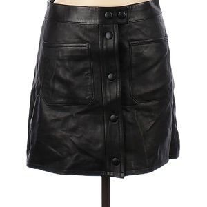 Frame authentic leather skirt